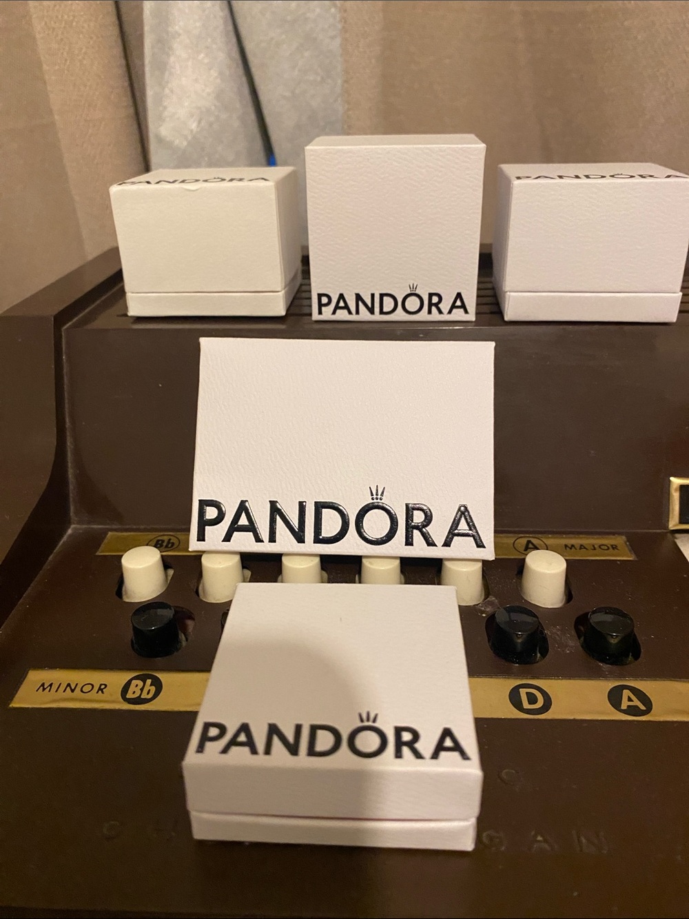Pandora White Jewelry Box Collection